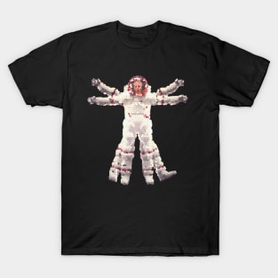 Vitruvian Astronaut Mosaic T-Shirt